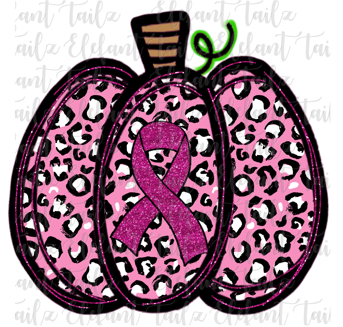 Pink Leopard Breast Cancer Pumpkin – Elefant Tailz pink-leopard-breast-cancer-pumpkin-elefant-tailz