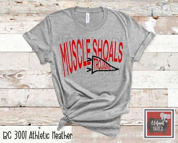 Muscle Shoals Flag Shirt - MSHS Cheer Fundraiser