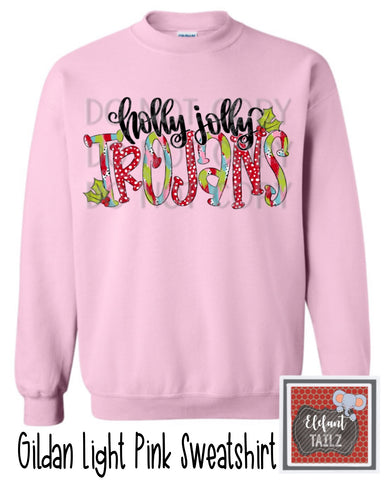 Holly Jolly Trojans Shirt - MSHS Cheer Fundraiser