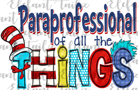 Paraprofessional of All the Things