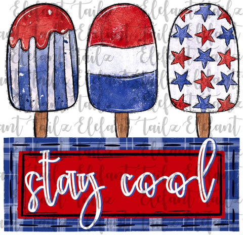 Patriotic Popsicle Stay Cool