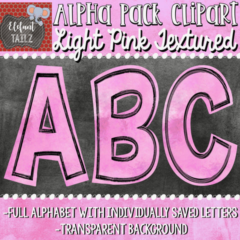 Alpha Pack - Light Pink Textured