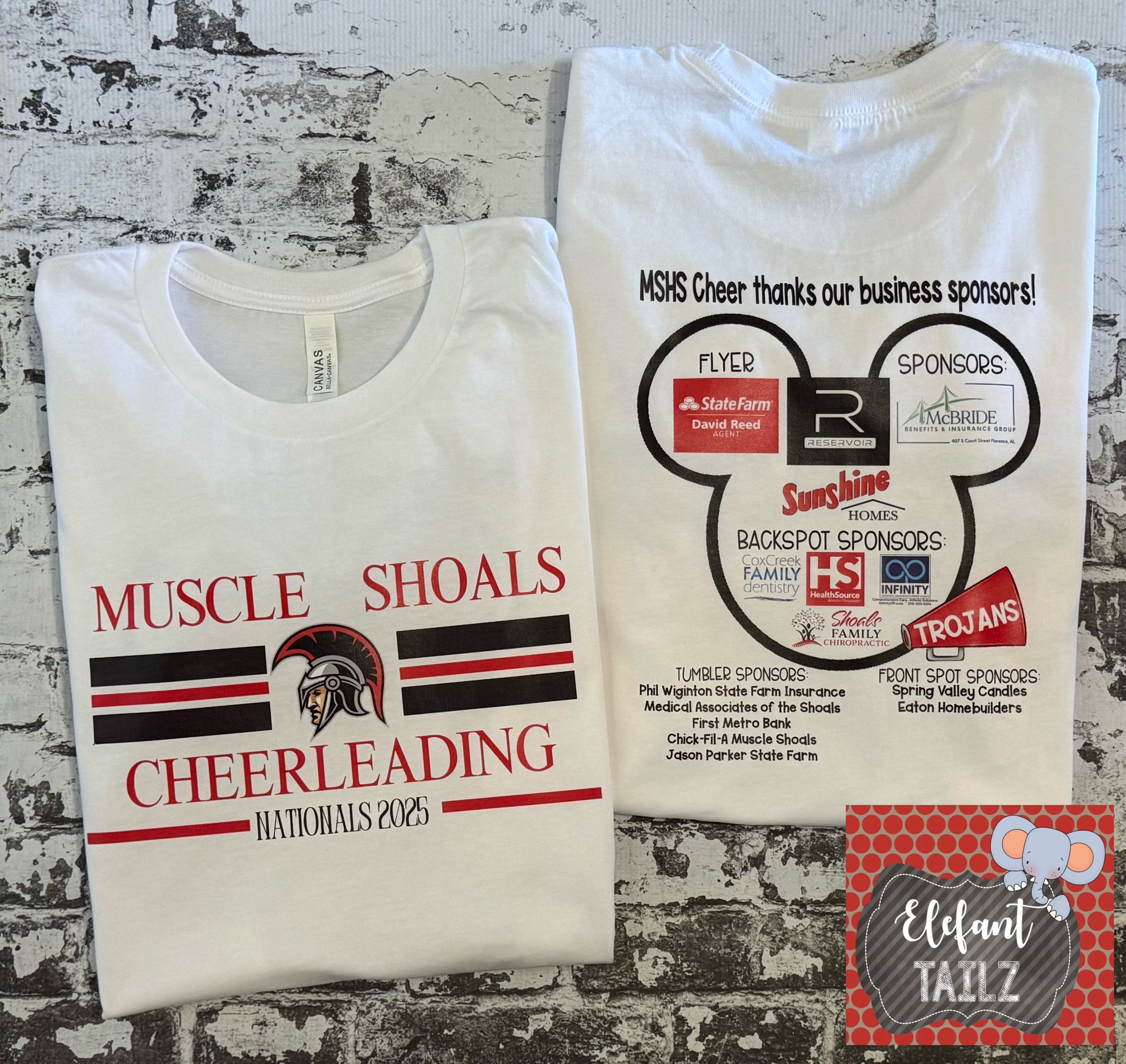 MSHS Cheer Nationals Sponsor Tee 2025