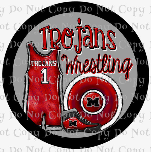 Trojan Spirit Buttons