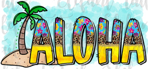 Aloha - Tropical, Leopard, & Yellow
