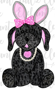 Easter Girl Puppy - Black