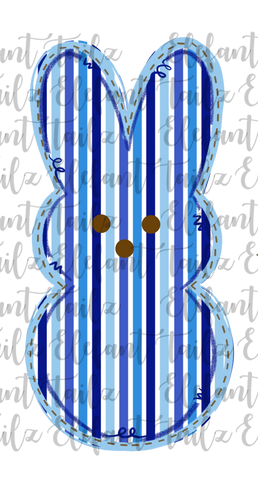 Blue Striped Bunny