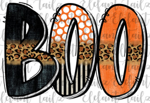 Boo Doodle Letters