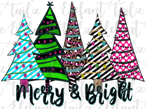 Bright Trees Merry & Bright