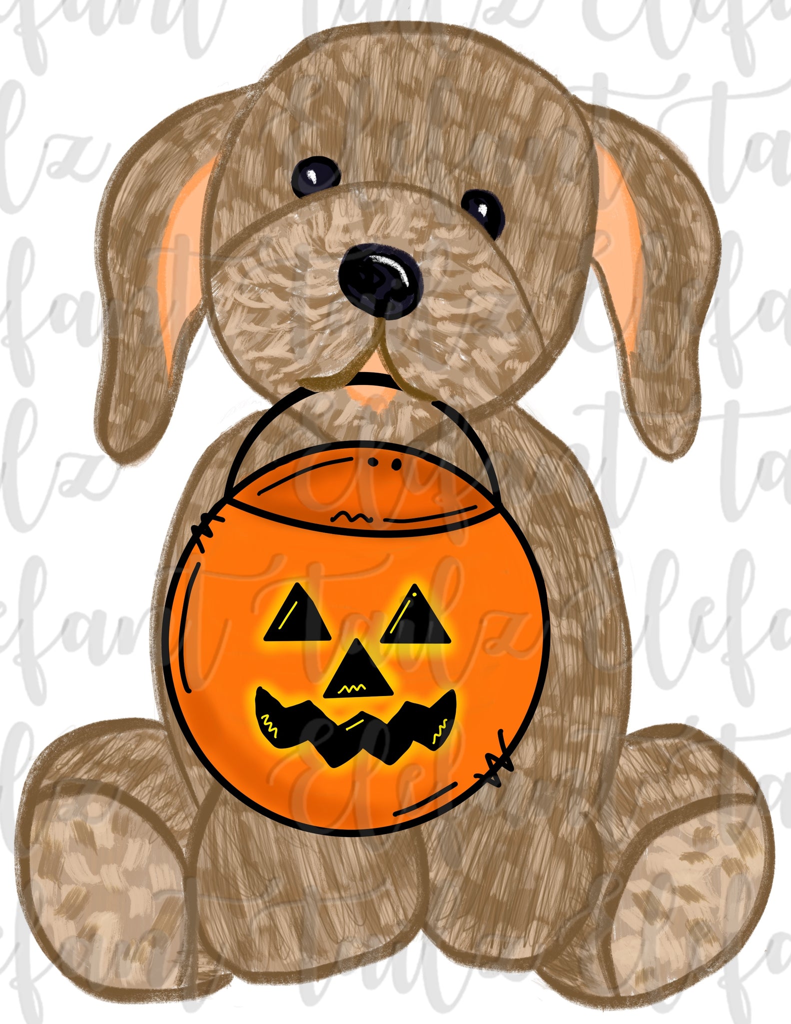 Halloween Boy Puppy - Brown