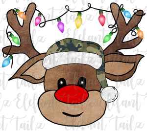 Reindeer Buffalo Camouflage Hat