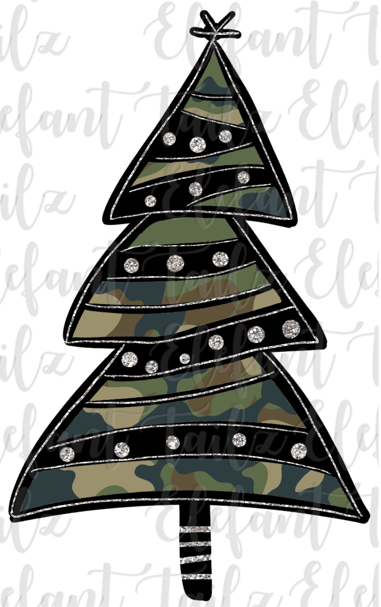 Camouflage Christmas Tree #3