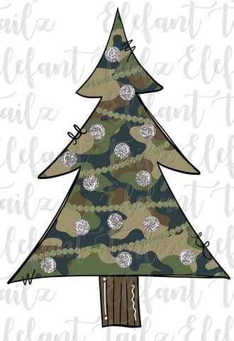 Camouflage Christmas Tree #1