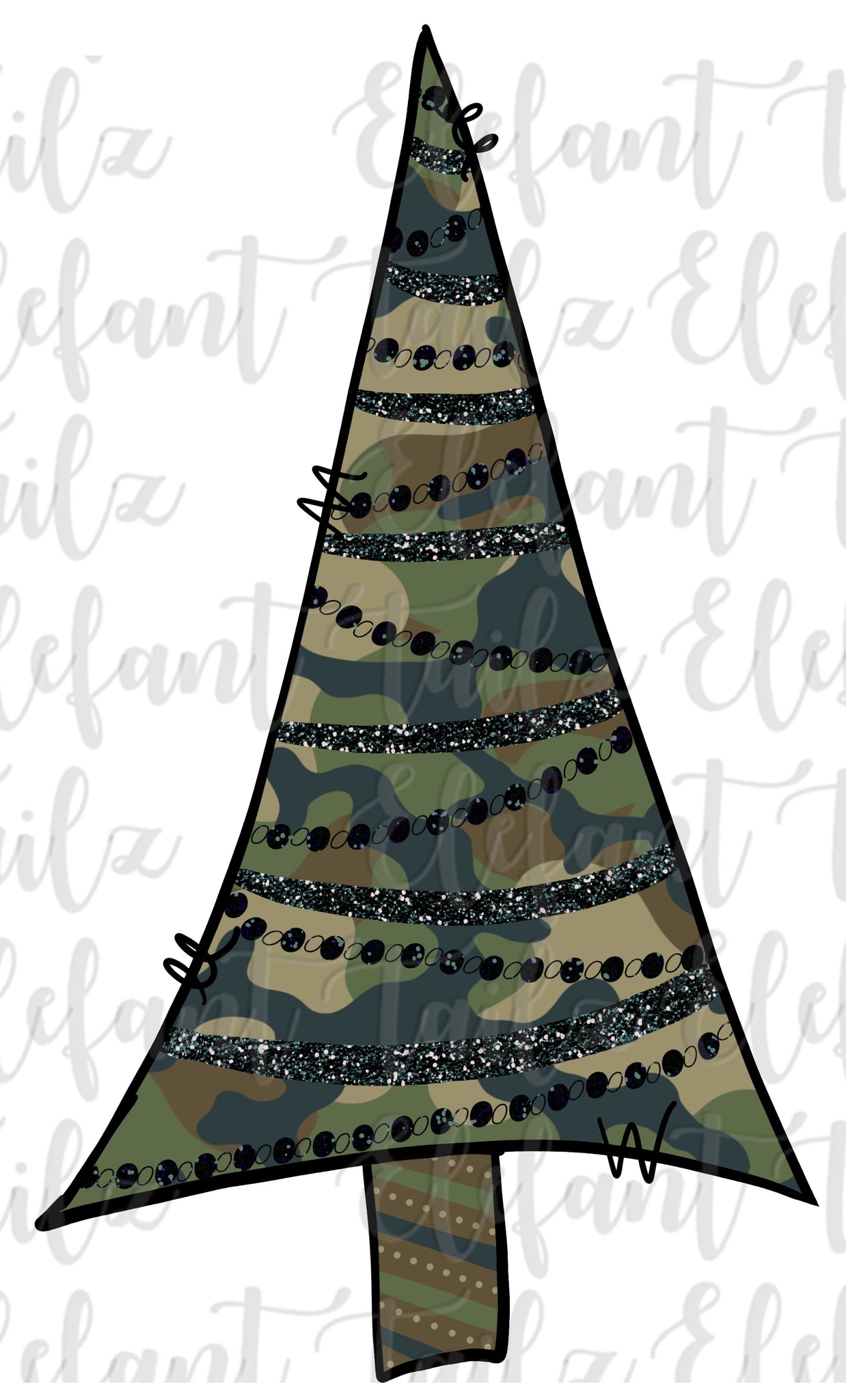 Camouflage Christmas Tree #2