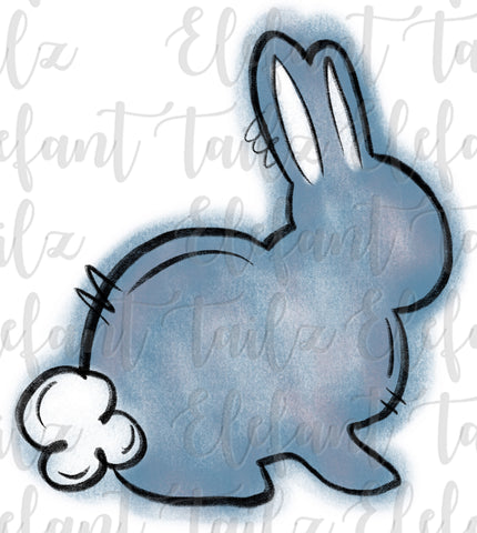 Chalk Bunny Blue