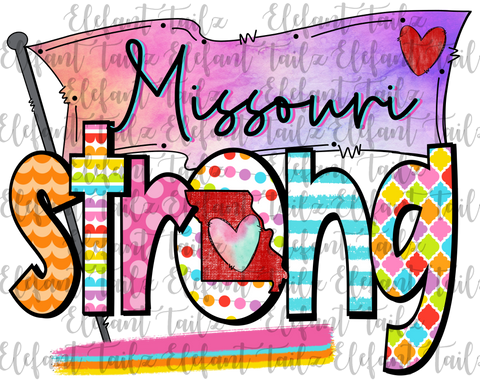 Colorful Missouri Strong