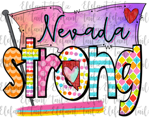 Colorful Nevada Strong