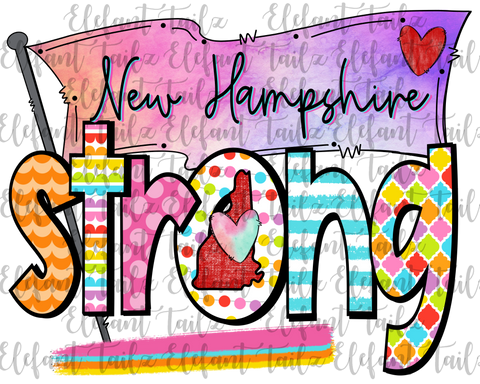 Colorful New Hampshire Strong