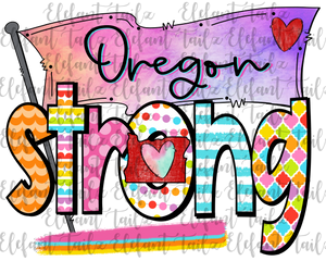 Colorful Oregon Strong
