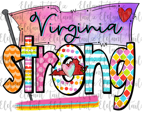 Colorful Virginia Strong