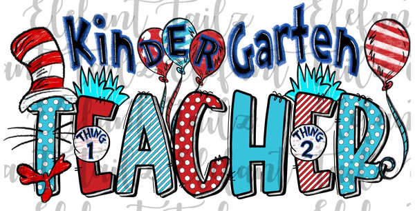 TRANSFER:  Crazy Cat Kindergarten Teacher