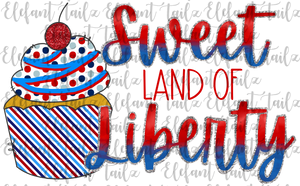Cupcake Sweet Land of Liberty