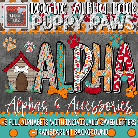 Doodle Alpha BUNDLE - Puppy Paws