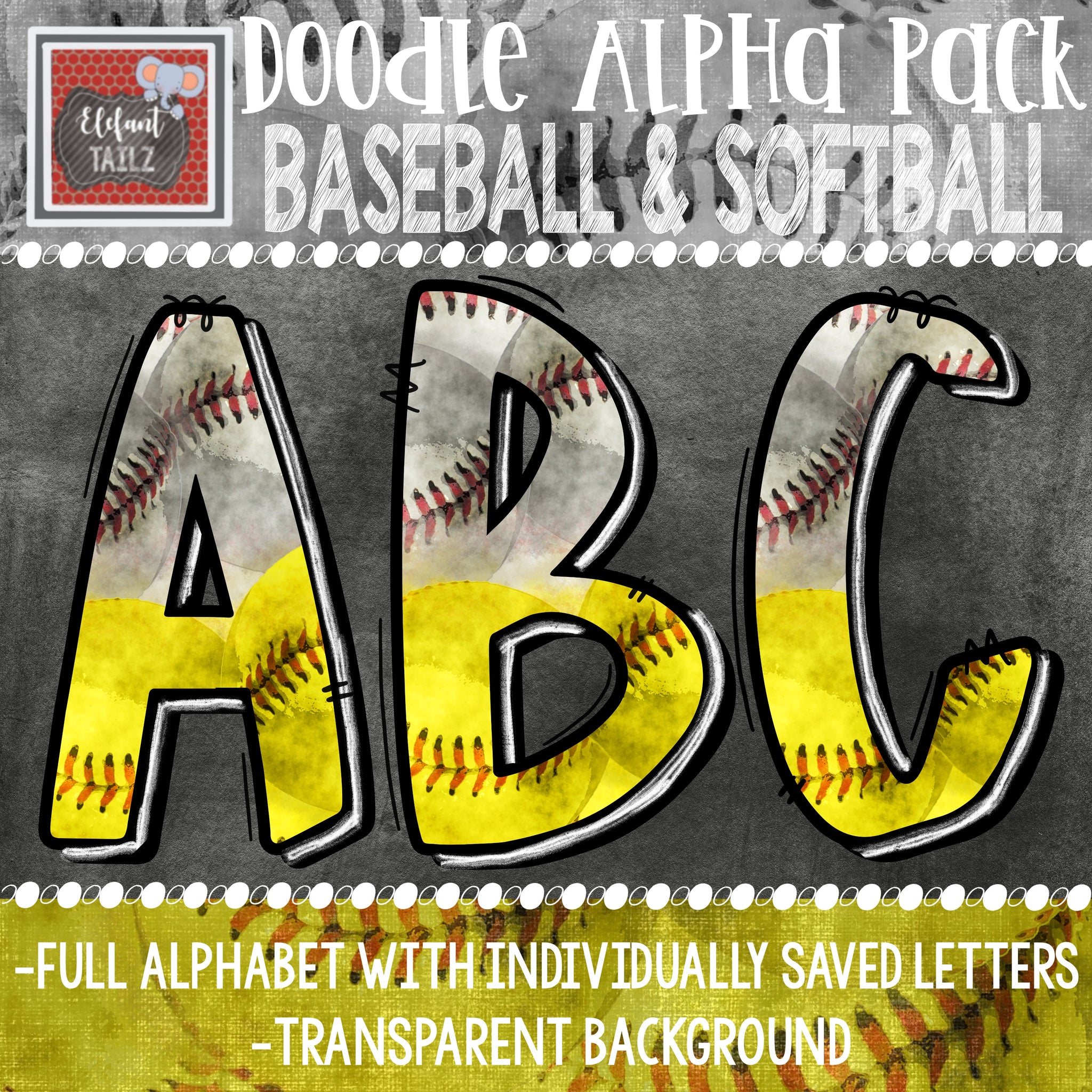 Doodle Alpha - Baseball & Softball