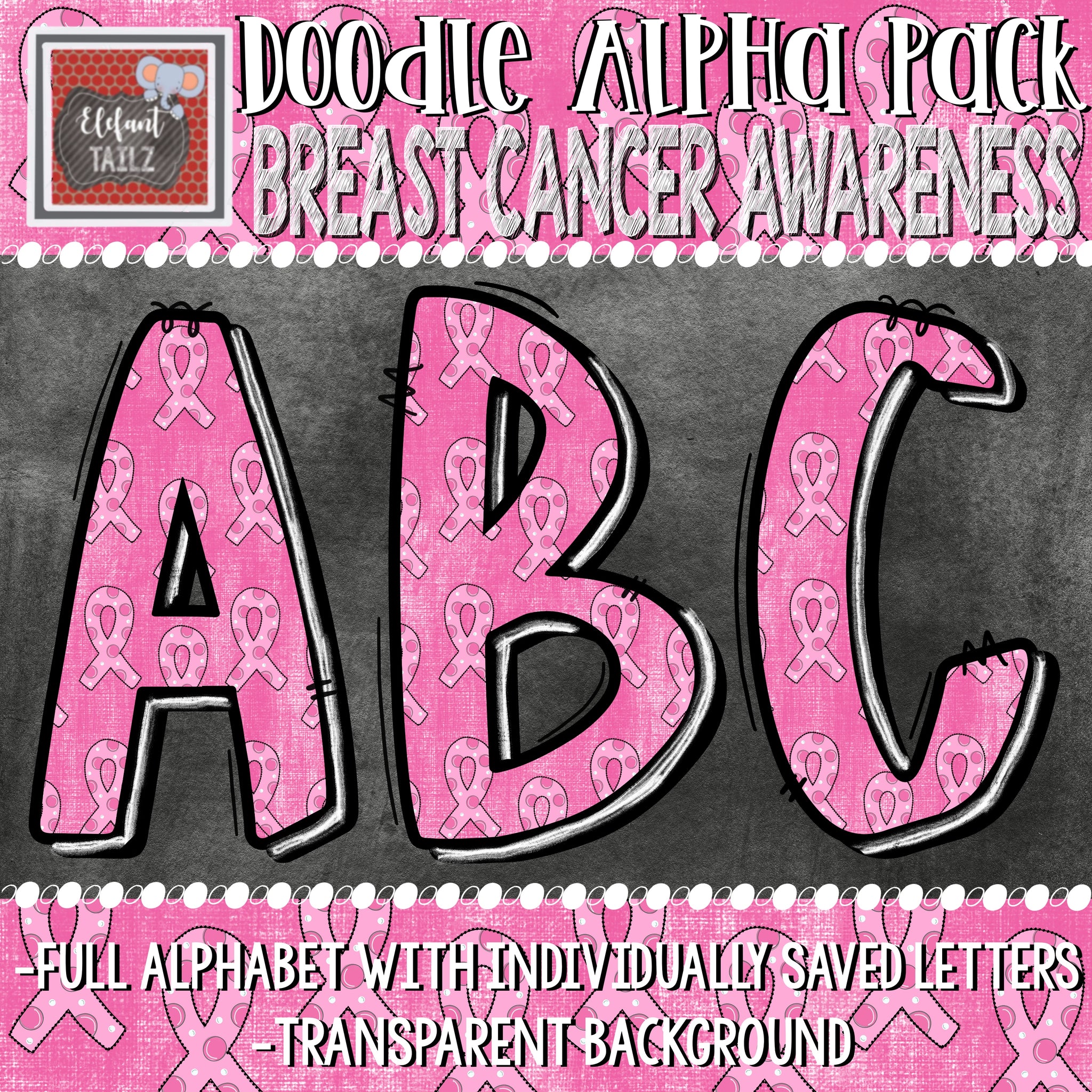 Doodle Alpha - Breast Cancer Awareness