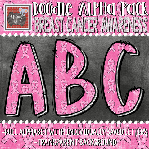 Doodle Alpha - Breast Cancer Awareness