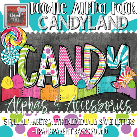 Doodle Alpha BUNDLE - Candyland