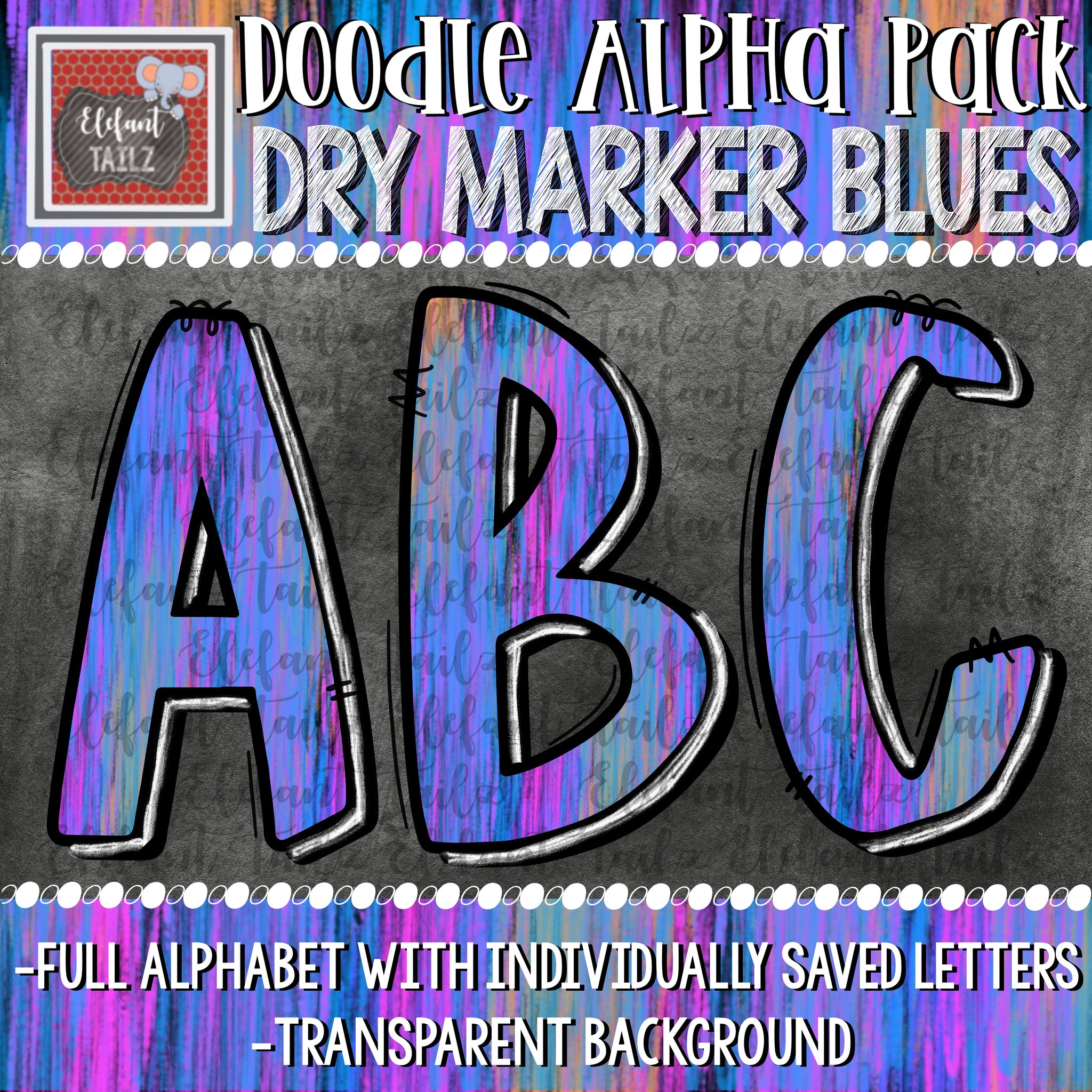 Doodle Alpha - Dry Marker Blues