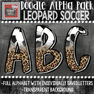 Doodle Alpha - Leopard Soccer