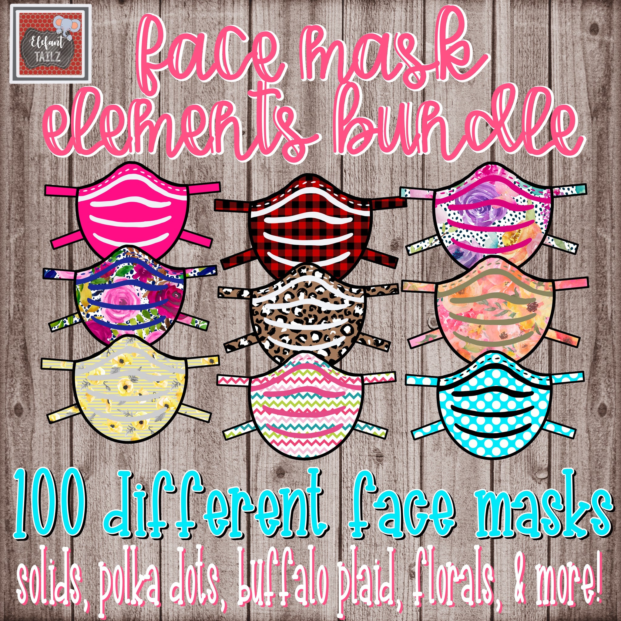 Face Mask Elements Bundle – Elefant Tailz
