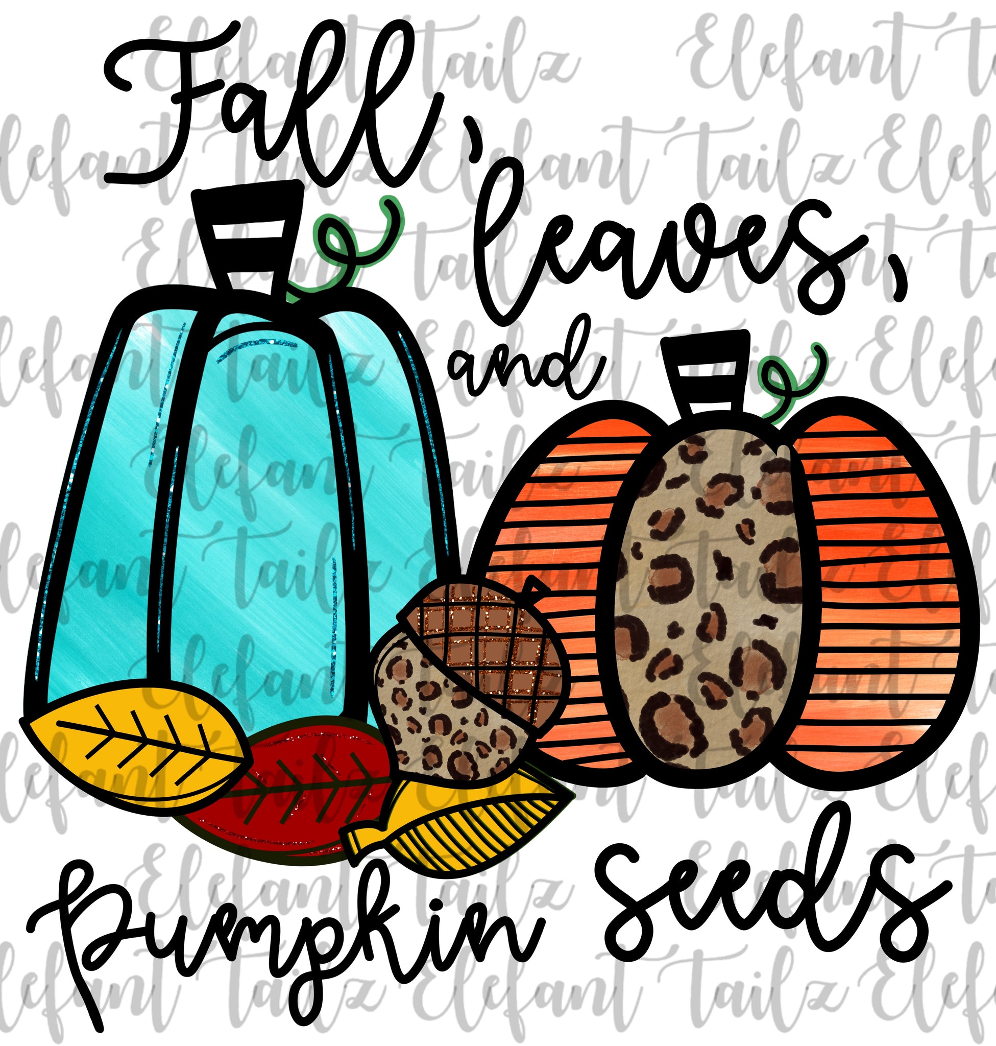 Fall, Leaves, & Pumpkin Seeds