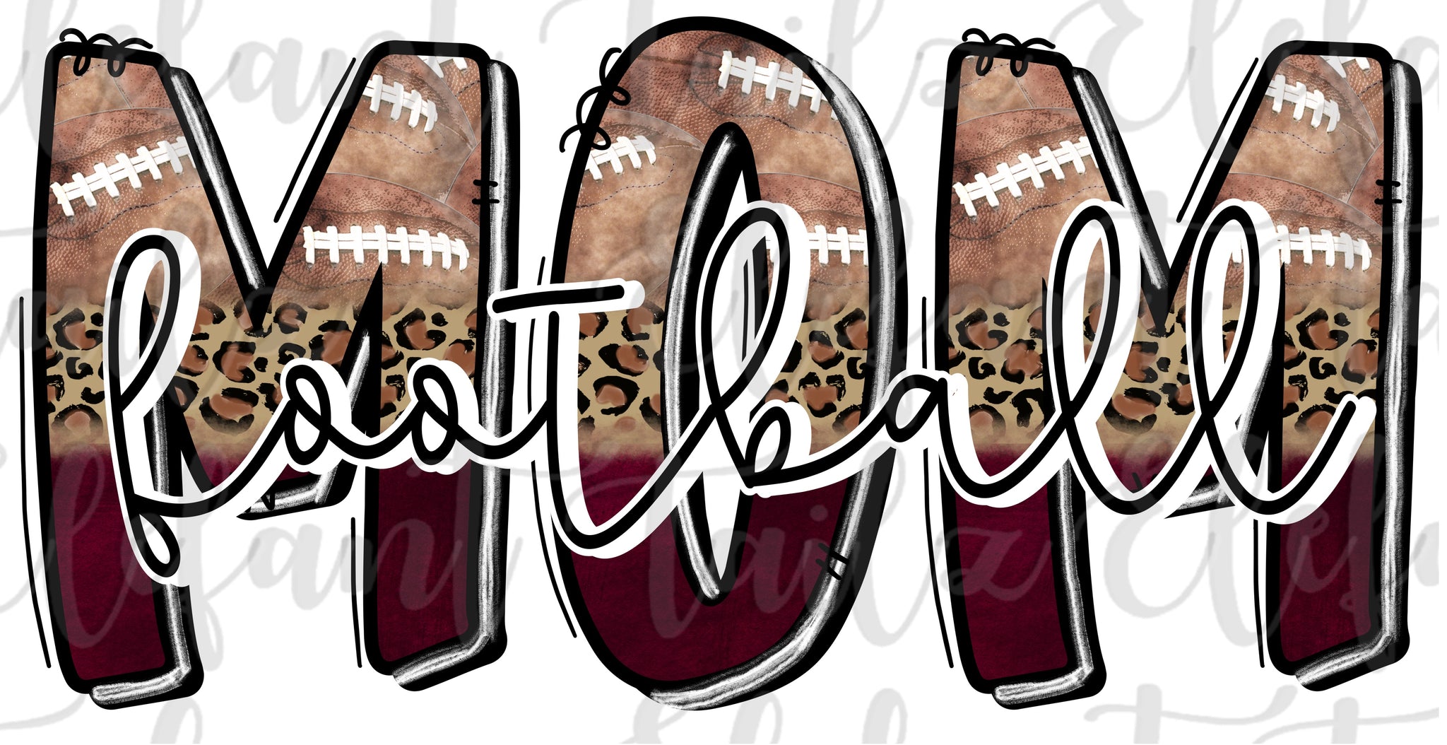 Football Mom Maroon