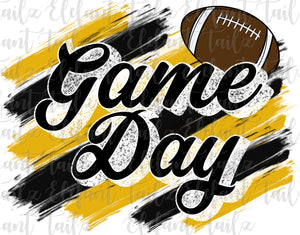 Game Day Football Black & Gold