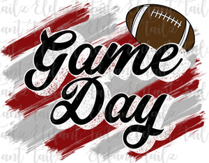 Game Day Football Crimson & Gray