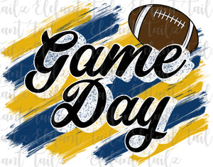 Game Day Football Navy & Gold