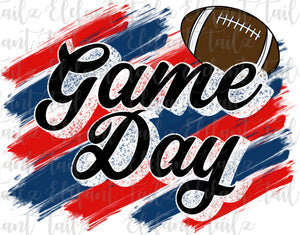 Game Day Football Navy & Red