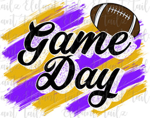 Game Day Football Purple & Gold
