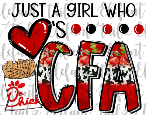 Just A Girl Who Loves CFA - Fries