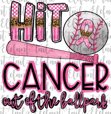 Hit Cancer Out of the Ballpark Baseball 1