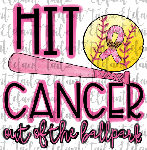 Hit Cancer Out of the Ballpark Softball 2
