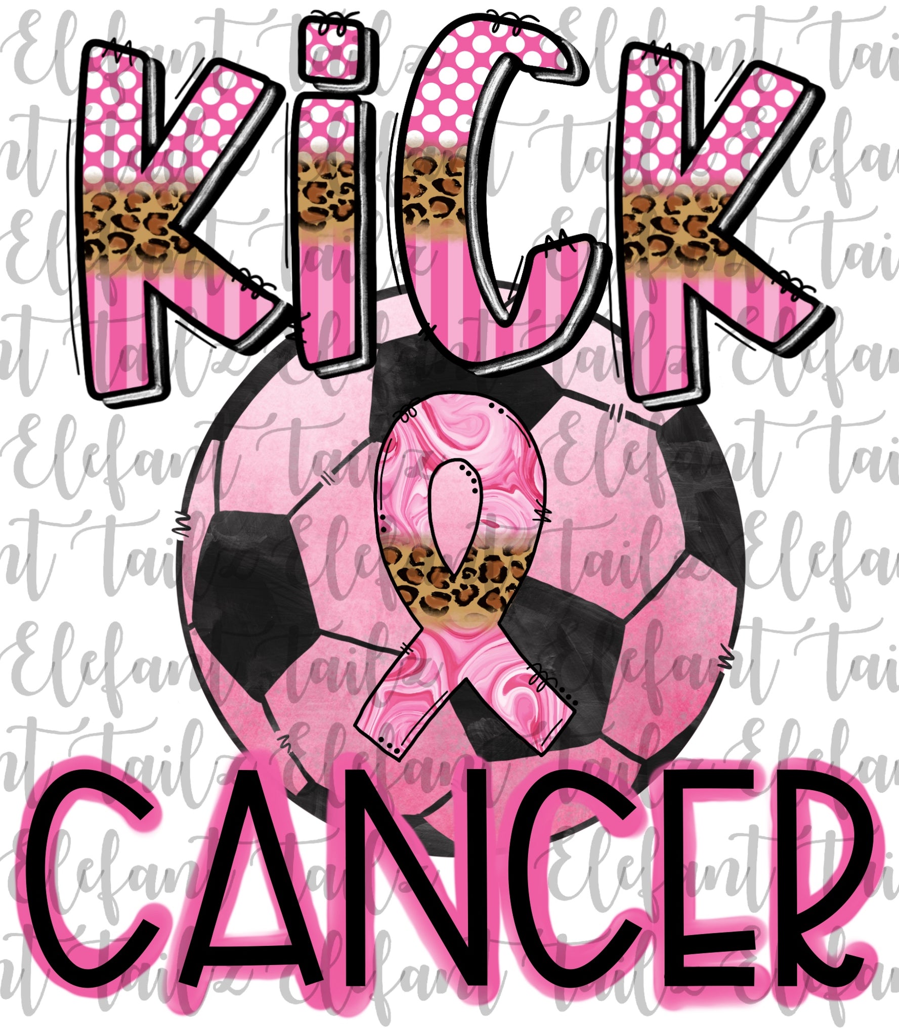 Hit Cancer Pink Soccer
