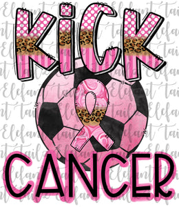 Hit Cancer Pink Soccer
