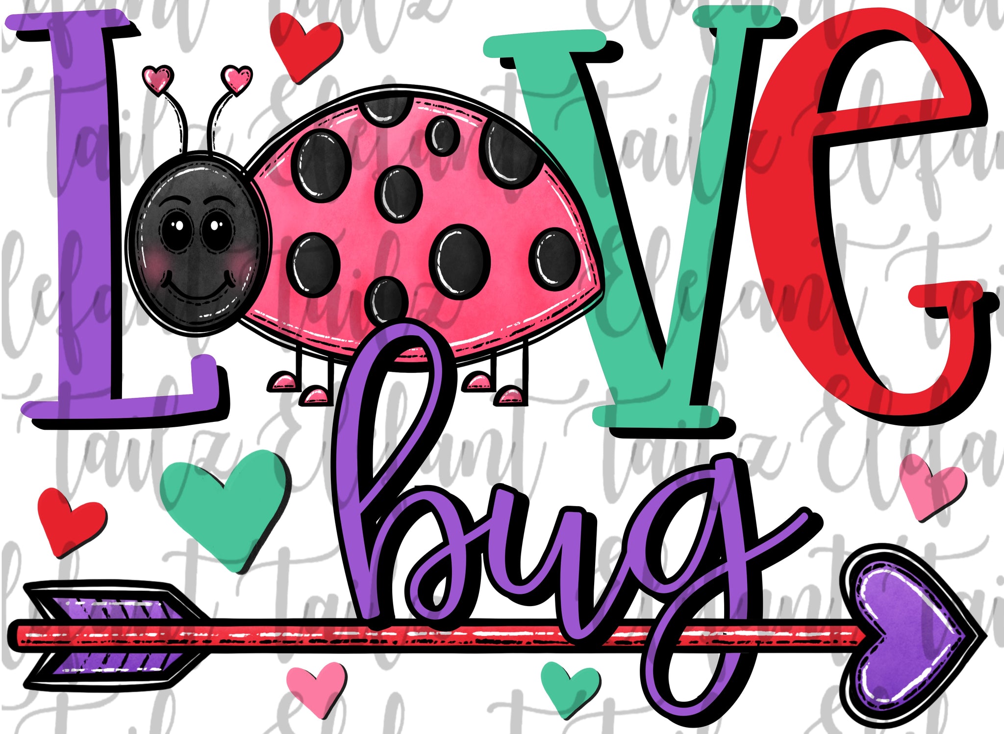 Love Bug Pink Ladybug