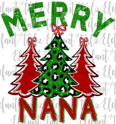 Merry Nana Tree Trio