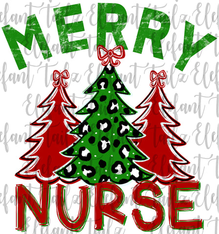 Merry Nurse Tree Trio
