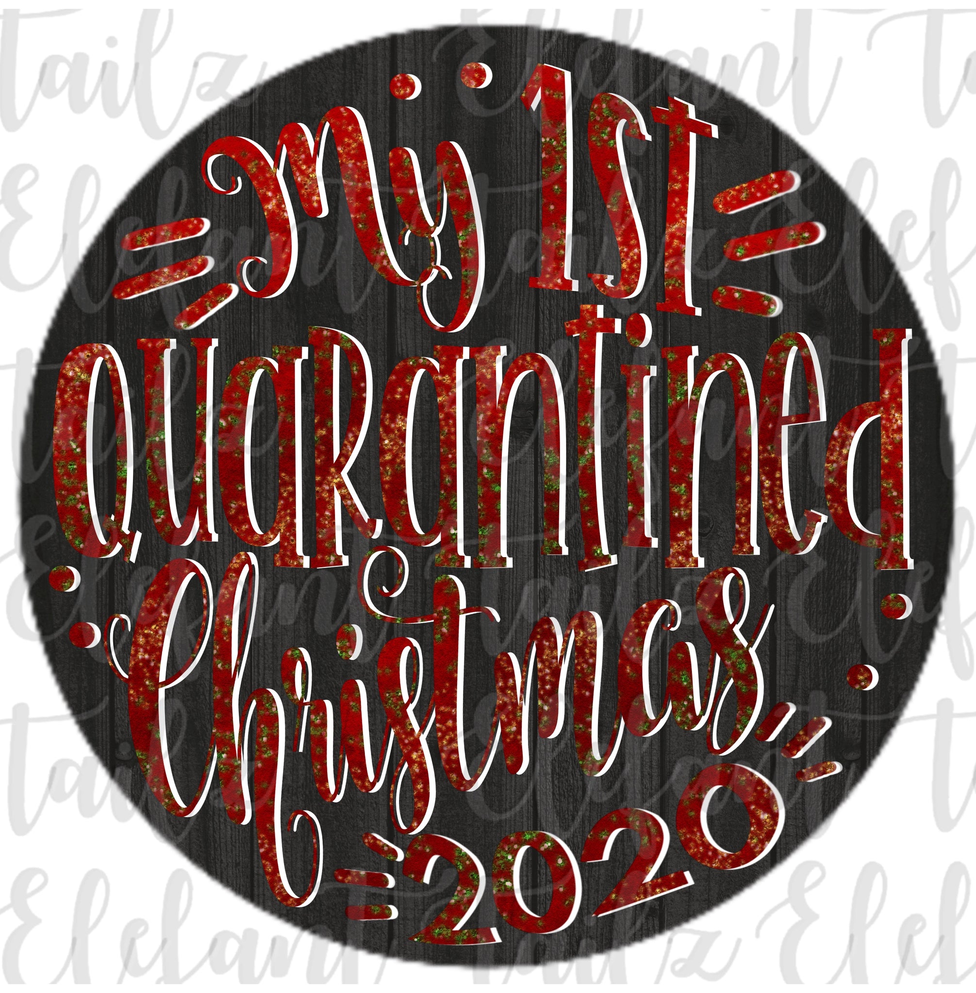 Ornament Rounds - 2020 1st Quarantined Christmas #1